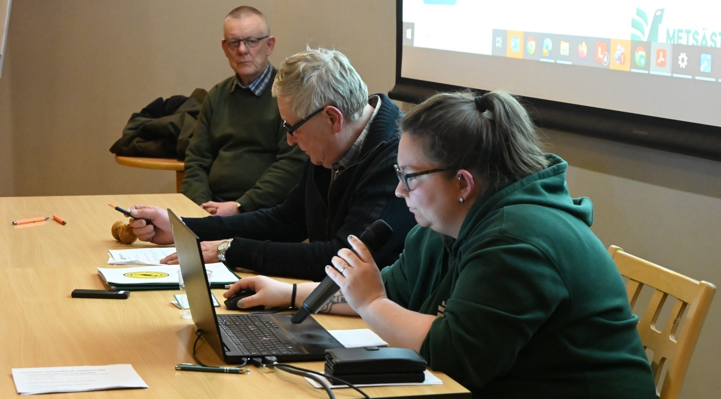 Markku Nyyssönen, Mirva Lukkarinen ja Arto Nykänen